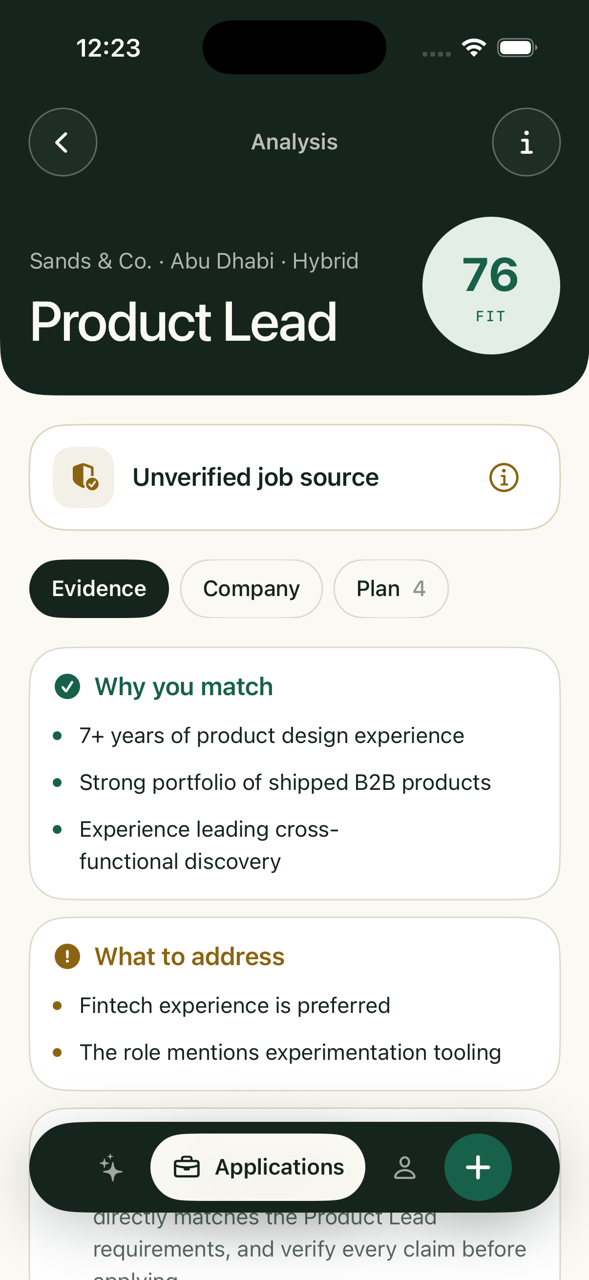 Job analysis