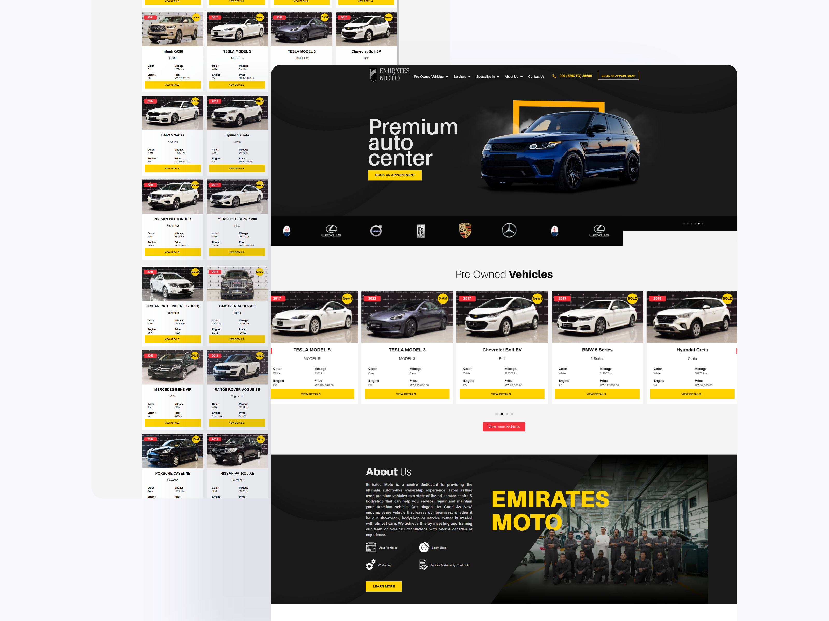 Emirates Moto page