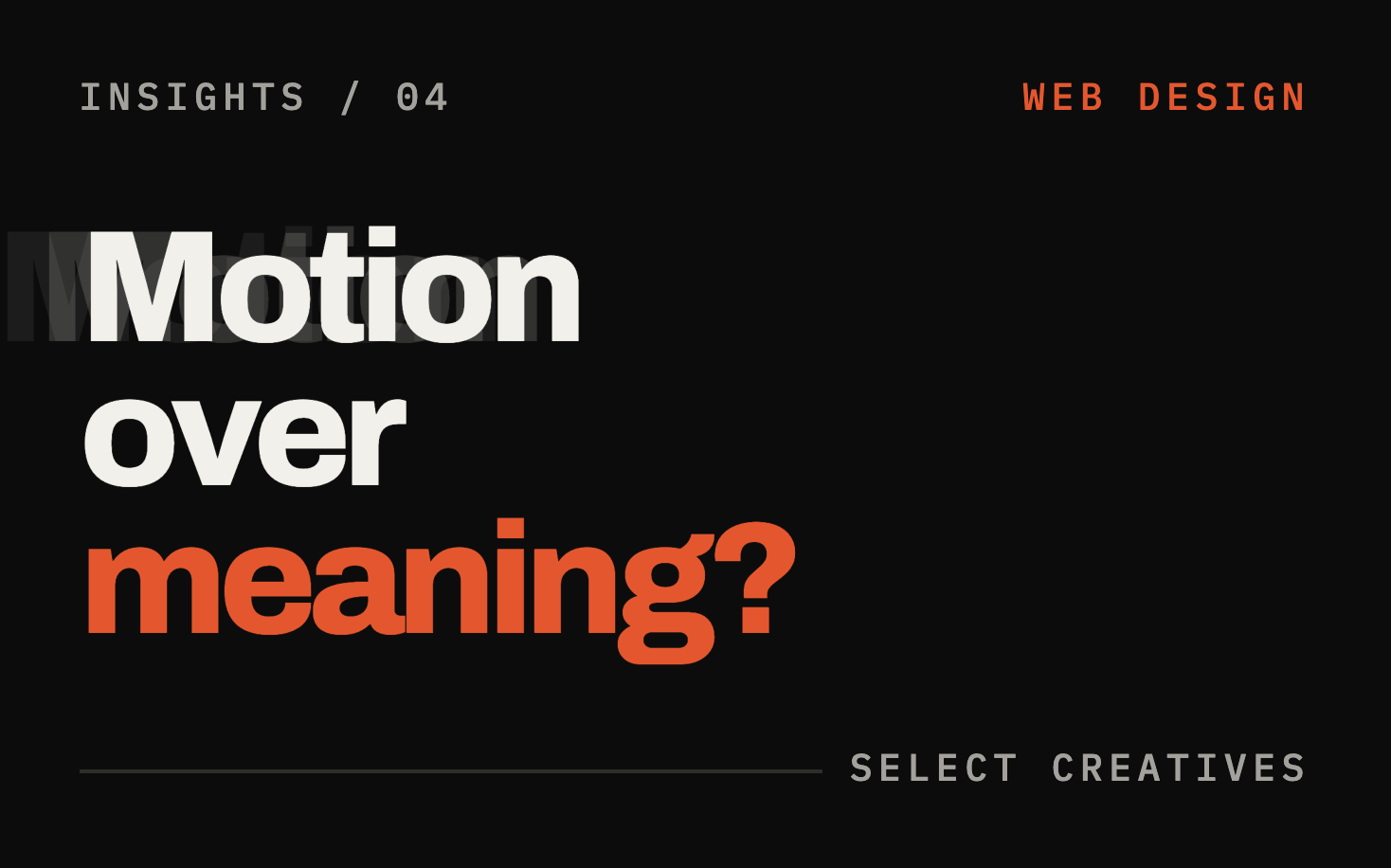 Is Your Website Animation Hiding the Message?