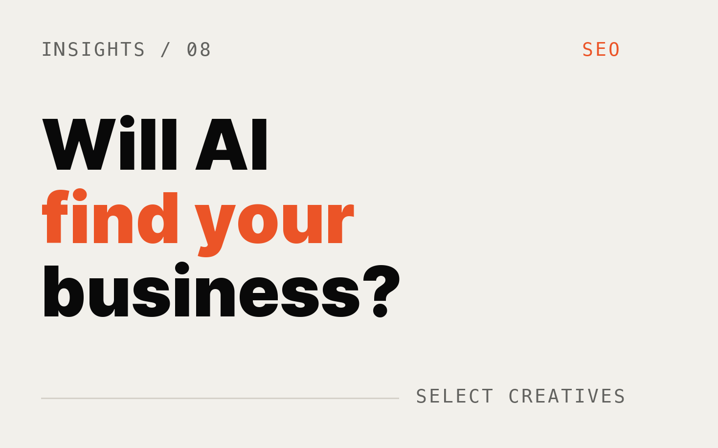 Will AI Search Find Your Business?